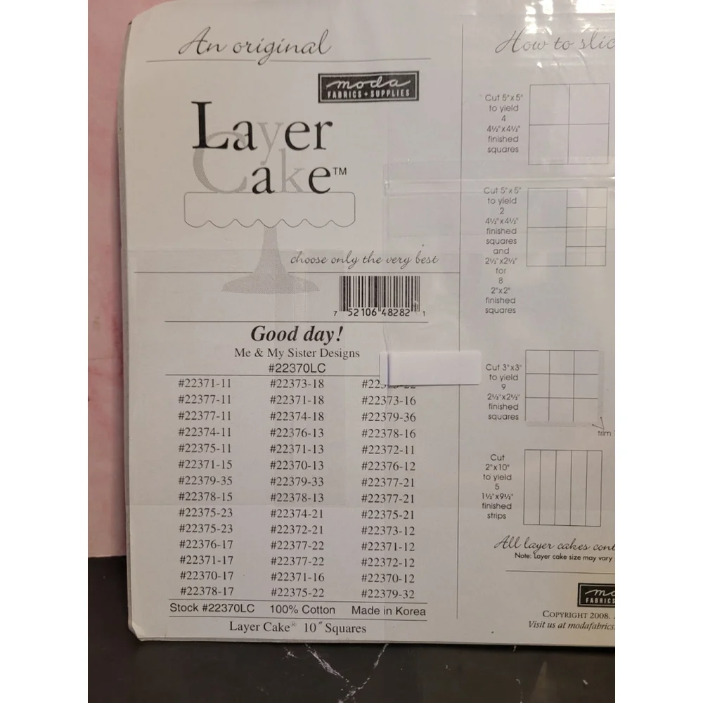 Moda GOOD DAY Me & My Sister Designs Layer CAKE Quilt Fabric Cotton NEW HTF